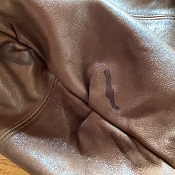 Soft Brown Leather Women Purse. Vintage and Handmade - Picture 7 of 7